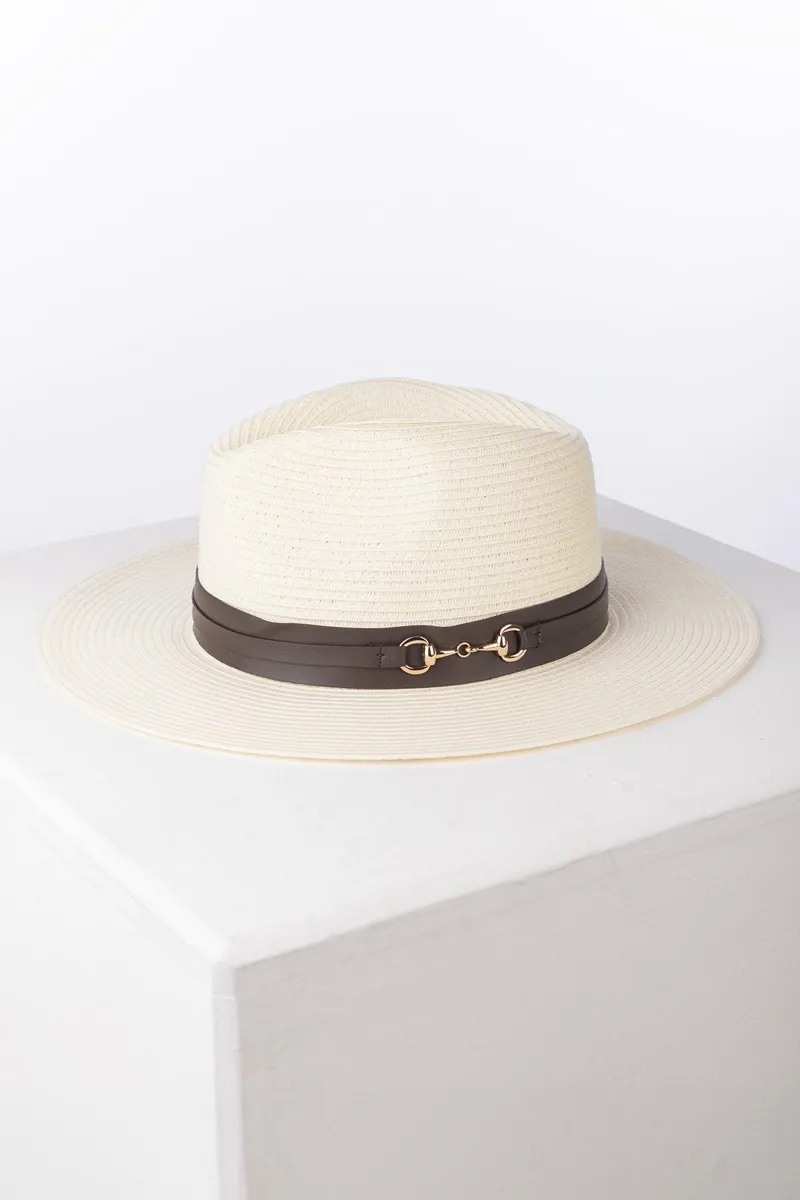 Rydale Ladies Panama Summer Hat - Aislaby - Cream Snaffle