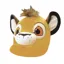 Equetech Childs Leo Lion Hat Silk - Yellow/Brown