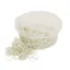 Lincoln Plaiting Bands In Half Open Container - White