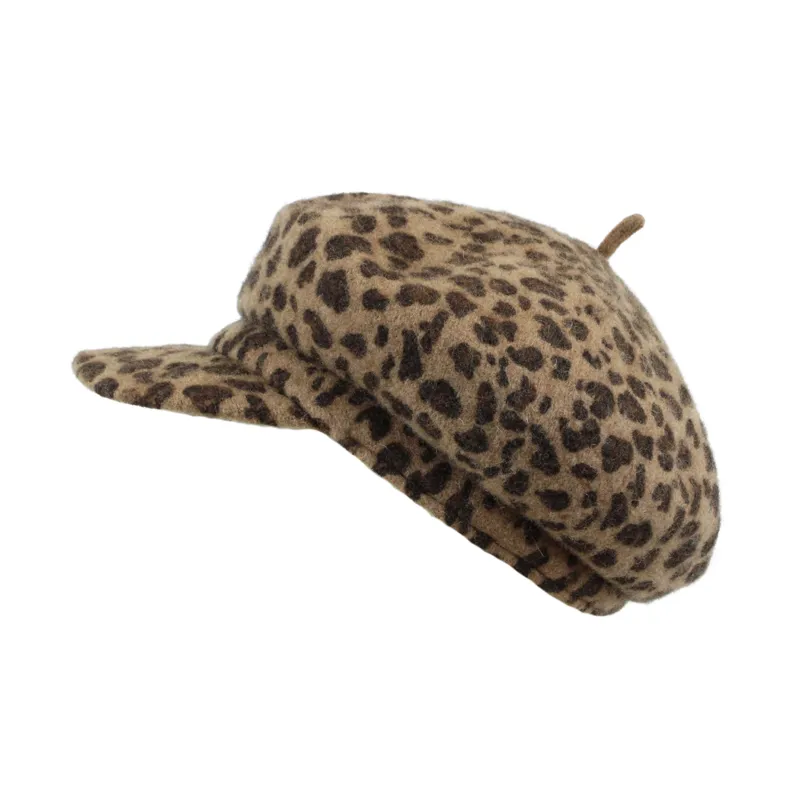 Boardmans Lillian Bakerboy Hat - Leopard Print