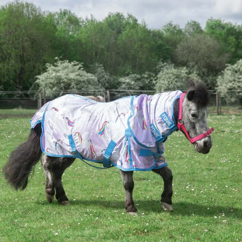 Gallop Ponie Combo Mesh Fly Rug - Pegacorn-3