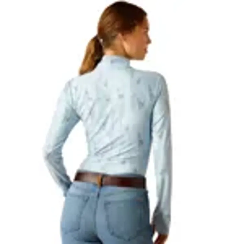 Ariat Lowell 3.0 1/4 Zip Baselayer - Sketch Horse-1