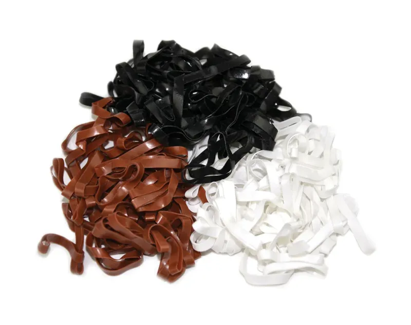Lincoln Silicone Plaiting Bands 1000 - Brown