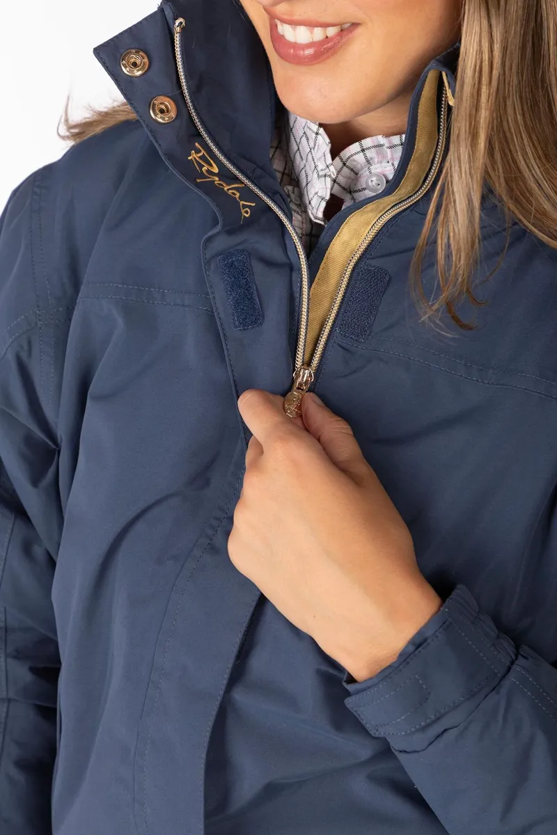 Rydale Ladies Equestrian Bomber Jacket Ripon IV - Dark Denim-6