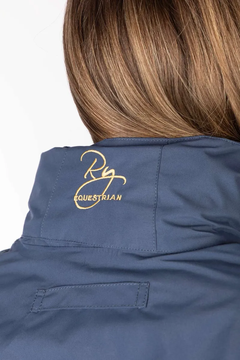 Rydale Ladies Equestrian Bomber Jacket Ripon IV - Dark Denim-7
