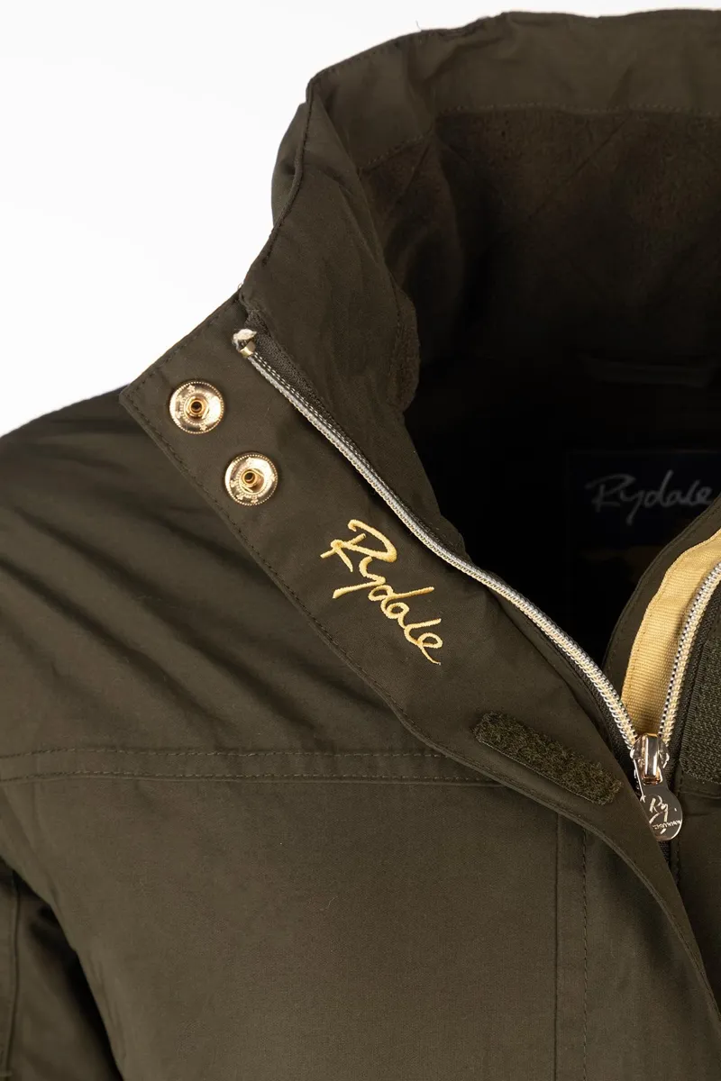 Rydale Ladies Equestrian Bomber Jacket Ripon IV - Dark Khaki-10