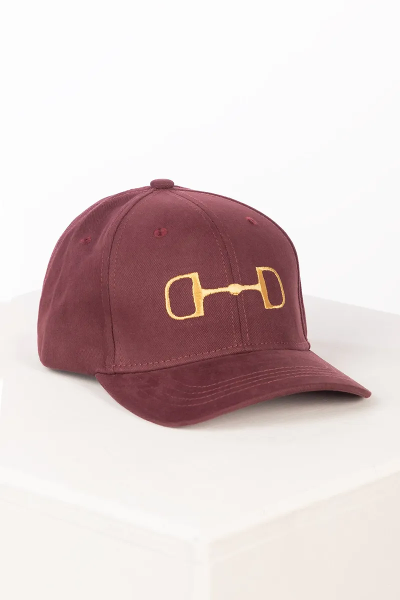 Rydale Snaffle Baseball Cap - Ripon - Wine