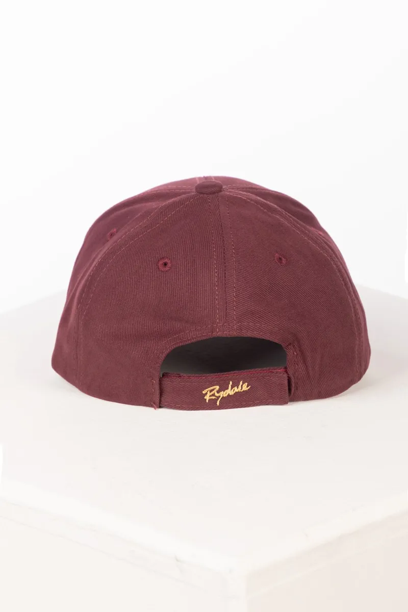 Rydale Snaffle Baseball Cap - Ripon - Wine-1