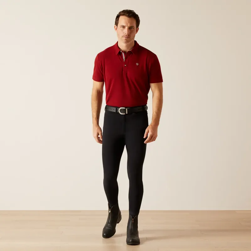 Ariat Medal Polo Shirt - Sun-Dried Tomato-3