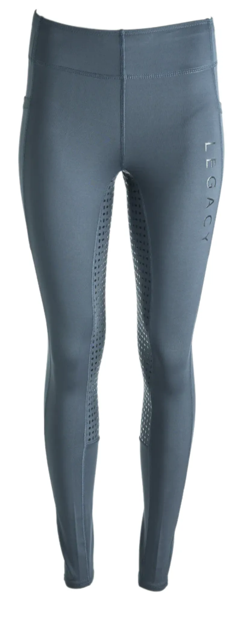 Legacy Ladies Elite Rider Thermal Tights - Smokey Blue