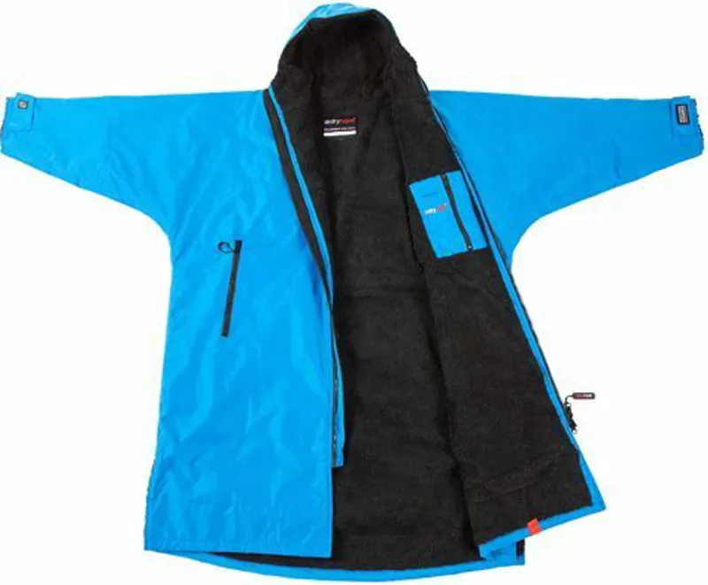 dryrobe Advance Kids Long Sleeve V3- Cobalt Blue/Black