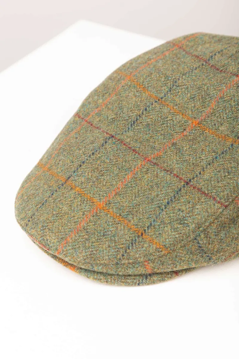 Rydale Tweed Flat Cap - Terrington - Green Check-2