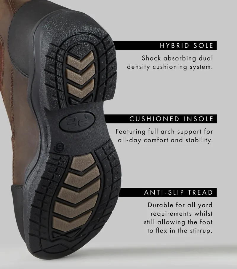 Premier Equine Vinci Waterproof Boot - Brown-3