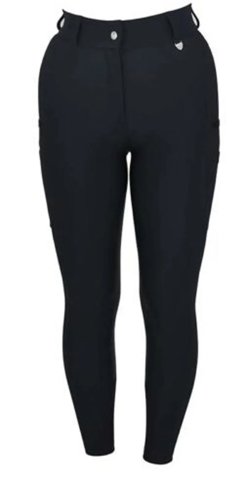 Woof Wear Hybrid Riding Tights - FS Black-1